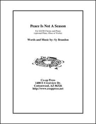 Peace Is Not A Season SATB choral sheet music cover Thumbnail